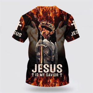 Jesus Is My Savior Warrior Crown Of Thorns All Over Print 3D T Shirt Gifts For Christian Friends 2 jgw9mp.jpg