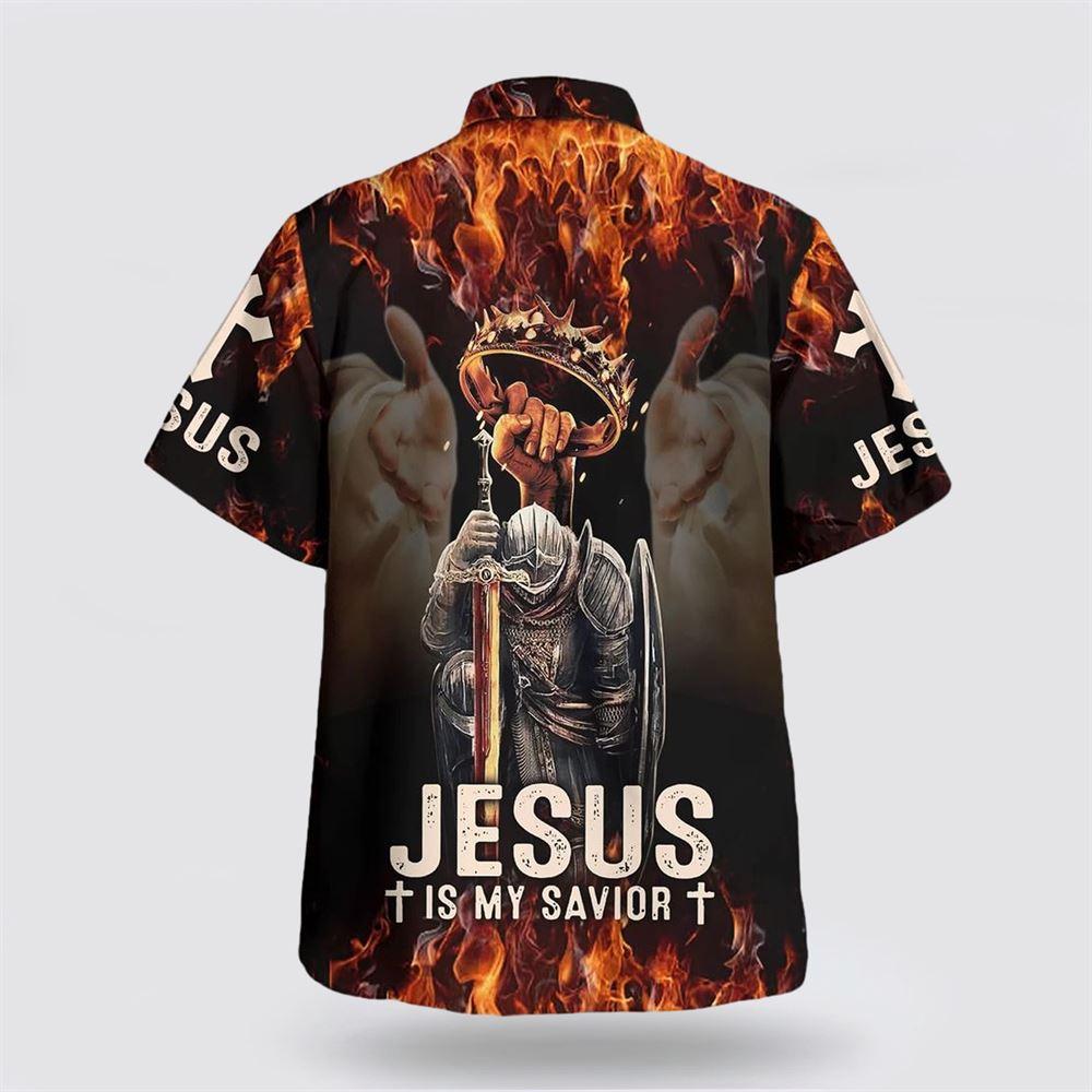 Jesus Is My Savior Warrior Hawaiian Shirt – Gifts For People Who Love Jesus Jesus Is My Savior Warrior Hawaiian Shirt – Gifts For People Who Love Jesus