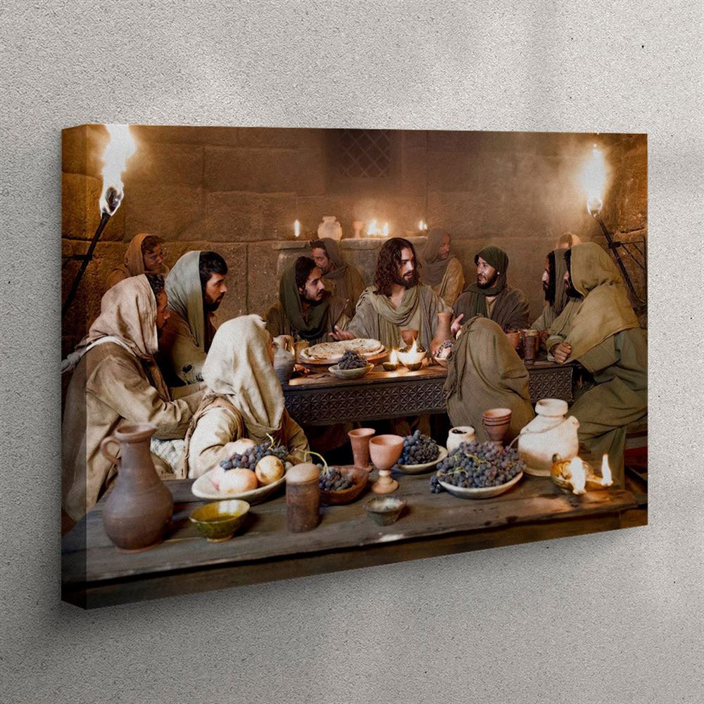 Jesus Last Supper Canvas Prints – Christian Wall Art – Christian Home Decor