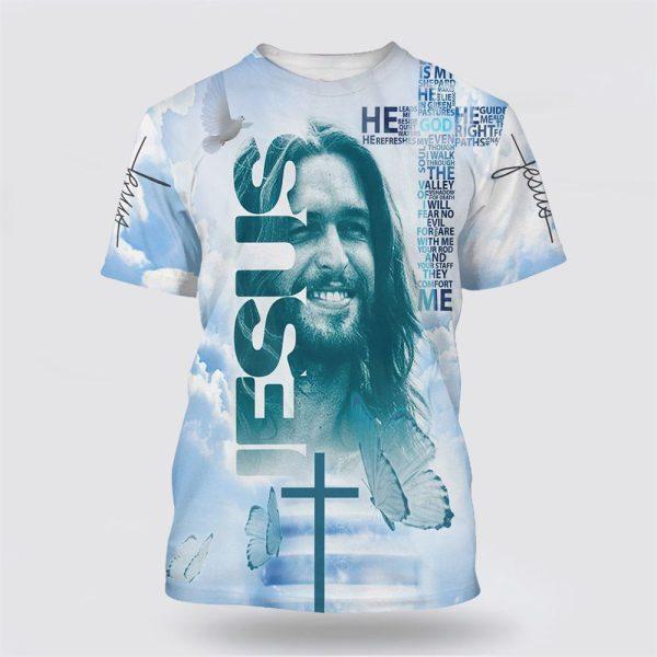 Jesus Laugh All Over Print 3D T Shirt – Gifts For Christian Friends