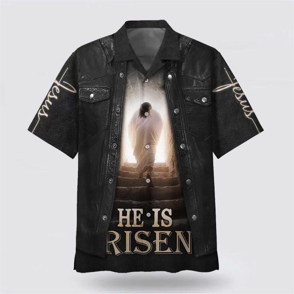 Jesus Leaving The Tomb He Is Risen Hawaiian Shirts – Gifts For People Who Love Jesus