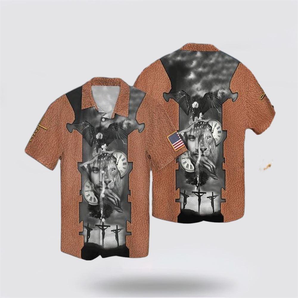 Jesus Lion American God Hawaiian Shirt – Gifts For People Who Love Jesus Jesus Lion American God Hawaiian Shirt – Gifts For People Who Love Jesus