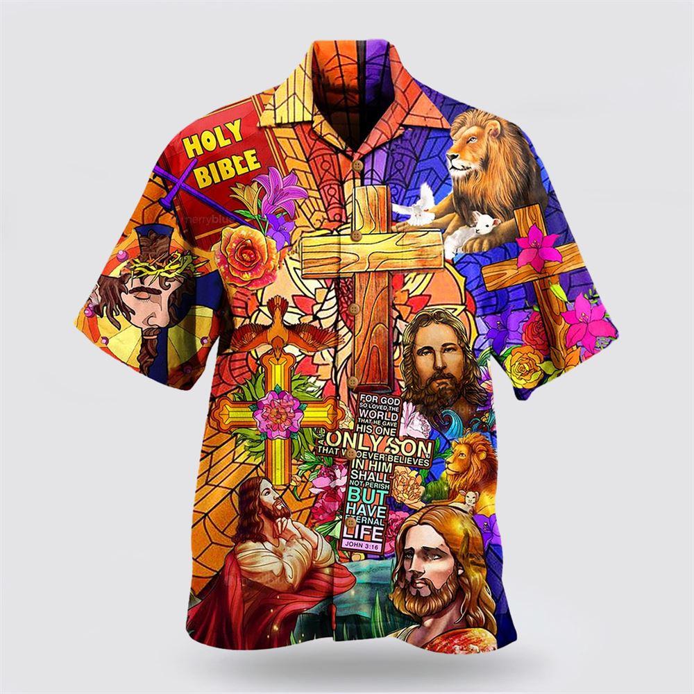 Jesus Lion And Flowers Cool Hawaiian Shirt – Gifts For People Who Love Jesus Jesus Lion And Flowers Cool Hawaiian Shirt – Gifts For People Who Love Jesus