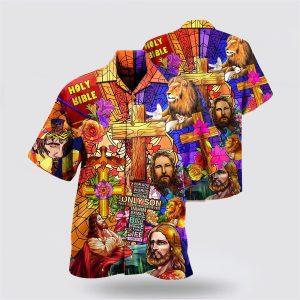 Jesus Lion And Flowers Cool Hawaiian Shirt Gifts For People Who Love Jesus 2 ohoqw9.jpg