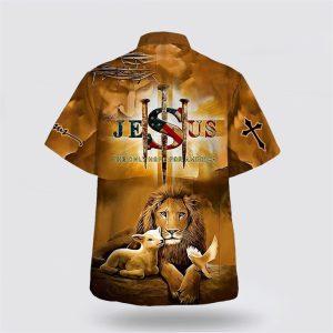 Jesus Lion And Lamb Hawaiian Shirts For Men Gifts For People Who Love Jesus 2 jluz7o.jpg