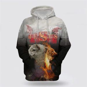 Jesus Lion And Lamb The Hand Of Jesus All Over Print 3D Hoodie Gifts For Christian Families 1 kvsrtl.jpg