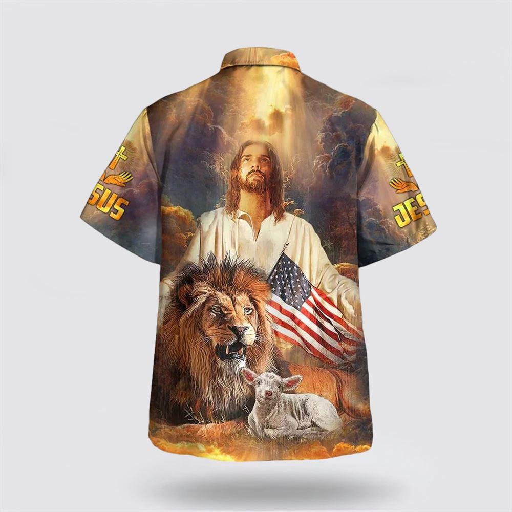 Jesus Lion And The Lamb Hawaiian Shirts For Men – Gifts For People Who Love Jesus Jesus Lion And The Lamb Hawaiian Shirts For Men – Gifts For People Who Love Jesus