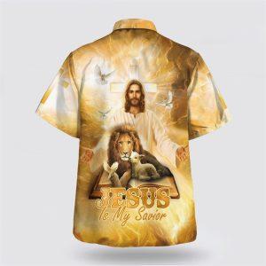 Jesus Lion And The Lamb Jesus Is My Savior Hawaiian Shirts Gifts For People Who Love Jesus 2 apsrzg.jpg