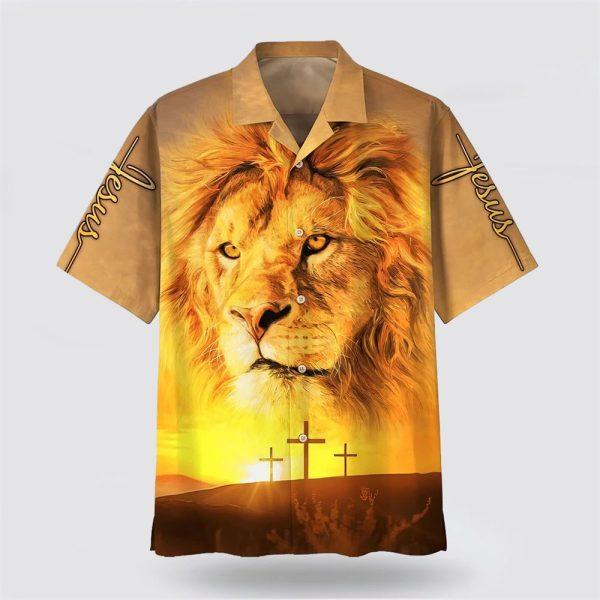 Jesus Lion Christian Hawaiian Shirt – Gifts For People Who Love Jesus