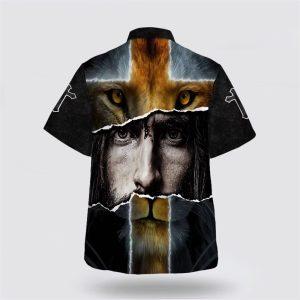Jesus Lion Cross For Men Hawaiian Shirts For Men Gifts For People Who Love Jesus 2 hvojdp.jpg