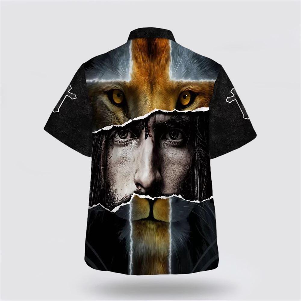 Jesus Lion Cross For Men Hawaiian Shirts For Men – Gifts For People Who Love Jesus Jesus Lion Cross For Men Hawaiian Shirts For Men – Gifts For People Who Love Jesus