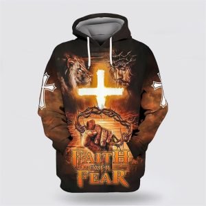 Jesus Lion Face Faith Over Fear All…