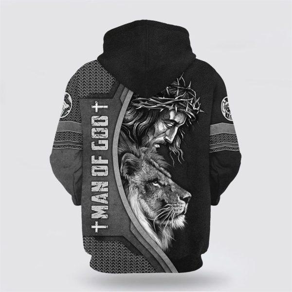 Jesus Lion Faith Over Fear Jesus All Over Print 3D Hoodie Men & Women – Gifts For Christian Families