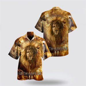 Jesus Lion Faith Over Fear Psalms Hawaiian Shirt Gifts For People Who Love Jesus 2 jvekwu.jpg