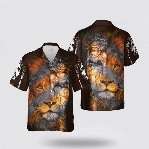 Jesus Lion Hawaiian Shirts Christian For Men Women – Gifts For People Who Love Jesus