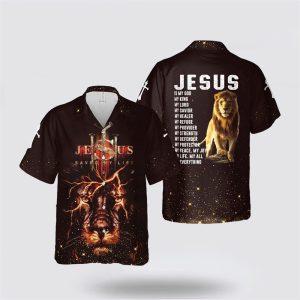 Jesus Lion Jesus Is My God Hawaiian…
