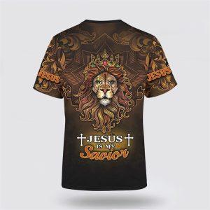 Jesus Lion Jesus Is My Savior All Over Print 3D T Shirt Gifts For Christian Friends 2 bhuj6k.jpg