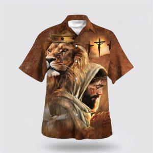 Jesus Lion Of Judah Hawaiian Shirts –…