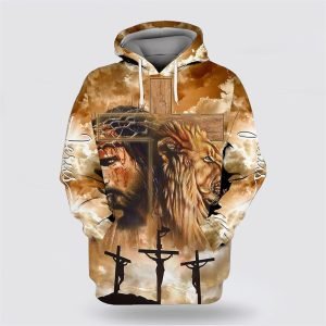 Jesus Lion On The Cross All Over…