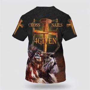 Jesus Lion One Cross Three Nails 4given All Over Print 3D T Shirt Gifts For Christian Friends 2 m4pkxz.jpg