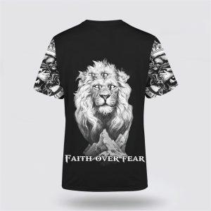 Jesus Lion Tattoo Faith Over Fear All Over Print 3D T Shirt Gifts For Christian Friends 2 pphoow.jpg