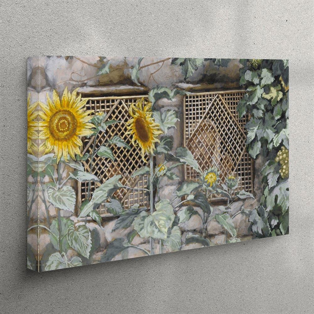 Jesus Looking Through A Lattice Canvas Art – Christian Wall Art Decor – Jesus Christ Canvas Jesus Looking Through A Lattice Canvas Art – Christian Wall Art Decor – Jesus Christ Canvas