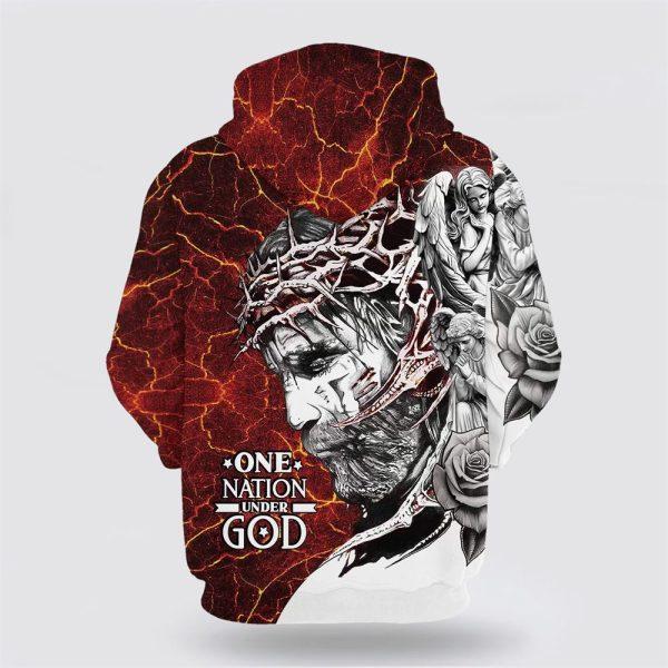 Jesus My God My King God Hoodies Jesus All Over Print 3D Hoodie – Gifts For Christian Families