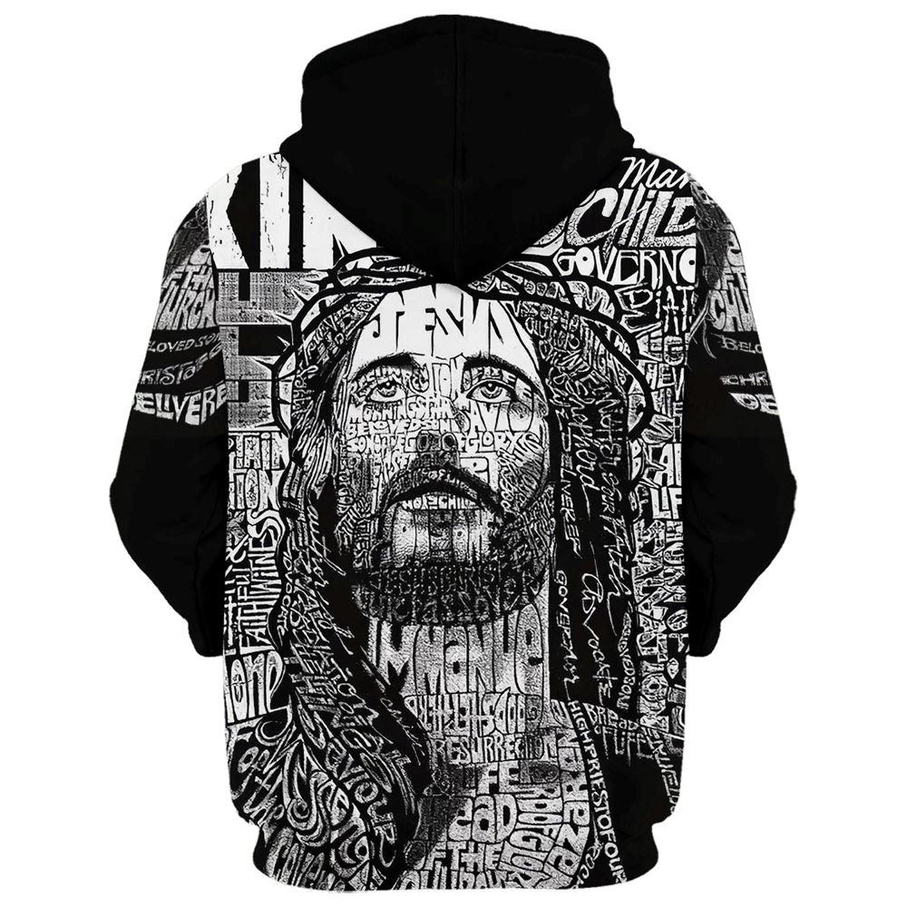 Jesus Names Hoodies Jesus All Over Print 3D Hoodie – Gifts For Christian Families Jesus Names Hoodies Jesus All Over Print 3D Hoodie – Gifts For Christian Families