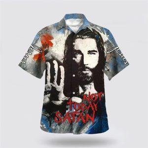 Jesus Not Today Satan Hawaiian Shirt –…