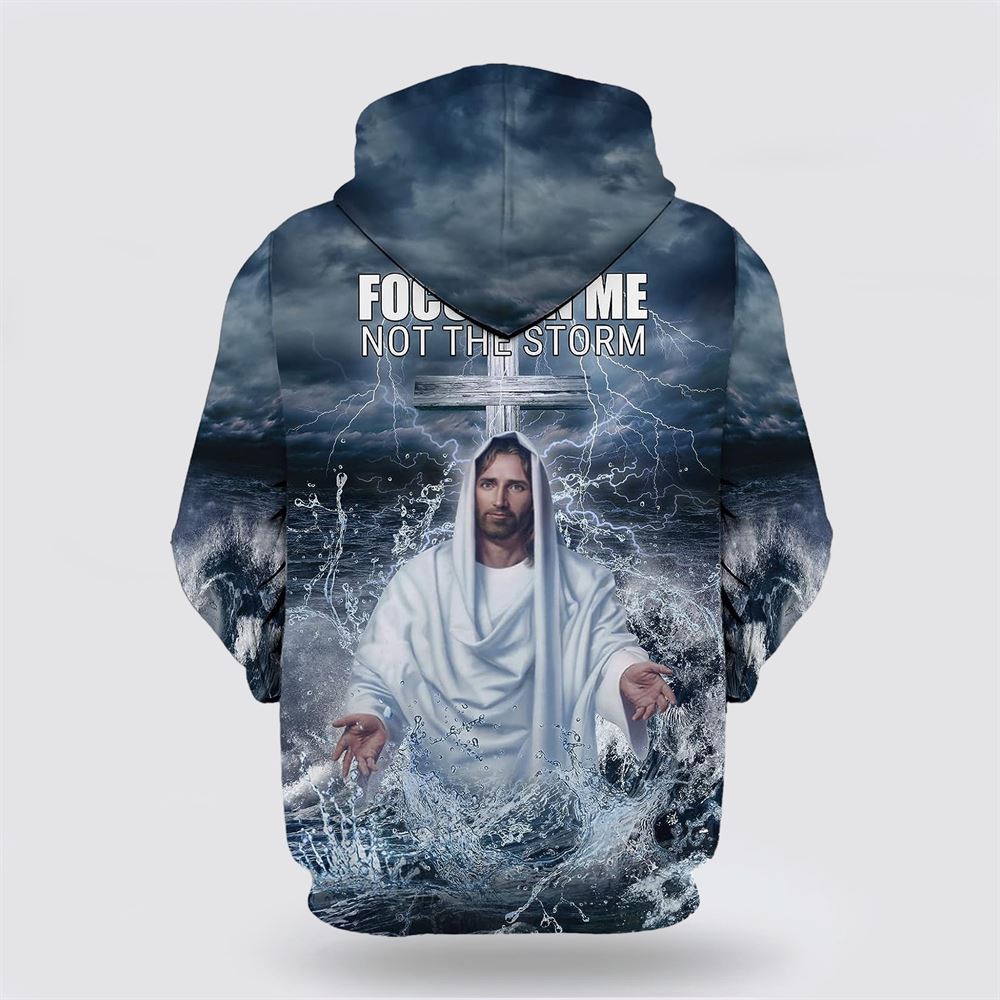 Jesus On The Beach Focus On Me Not The Storm All Over Print Hoodie Shirt – Gifts For Christian Families Jesus On The Beach Focus On Me Not The Storm All Over Print Hoodie Shirt – Gifts For Christian Families