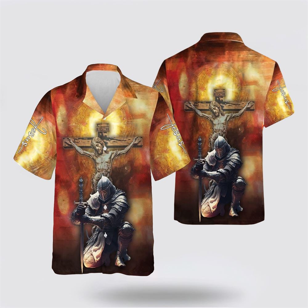 Jesus On The Cross Warrior Hawaiian Shirt – Gifts For Christians Jesus On The Cross Warrior Hawaiian Shirt – Gifts For Christians