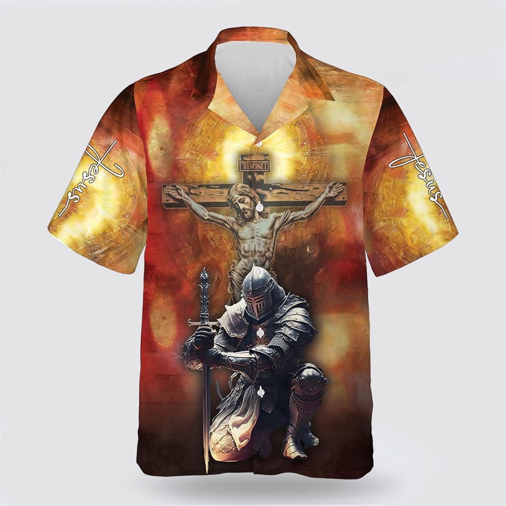Jesus On The Cross Warrior Hawaiian Shirt – Gifts For Christians Jesus On The Cross Warrior Hawaiian Shirt – Gifts For Christians