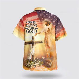 Jesus Open Arms Easter Cross One Nation Under God Hawaiian Shirts Gifts For Jesus Lovers 2 axuewd.jpg