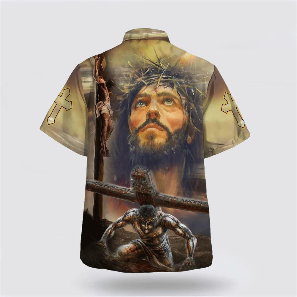 Jesus Portrait Crucifixion Of Jesus Hawaiian Shirts – Gifts For Jesus Lovers Jesus Portrait Crucifixion Of Jesus Hawaiian Shirts – Gifts For Jesus Lovers