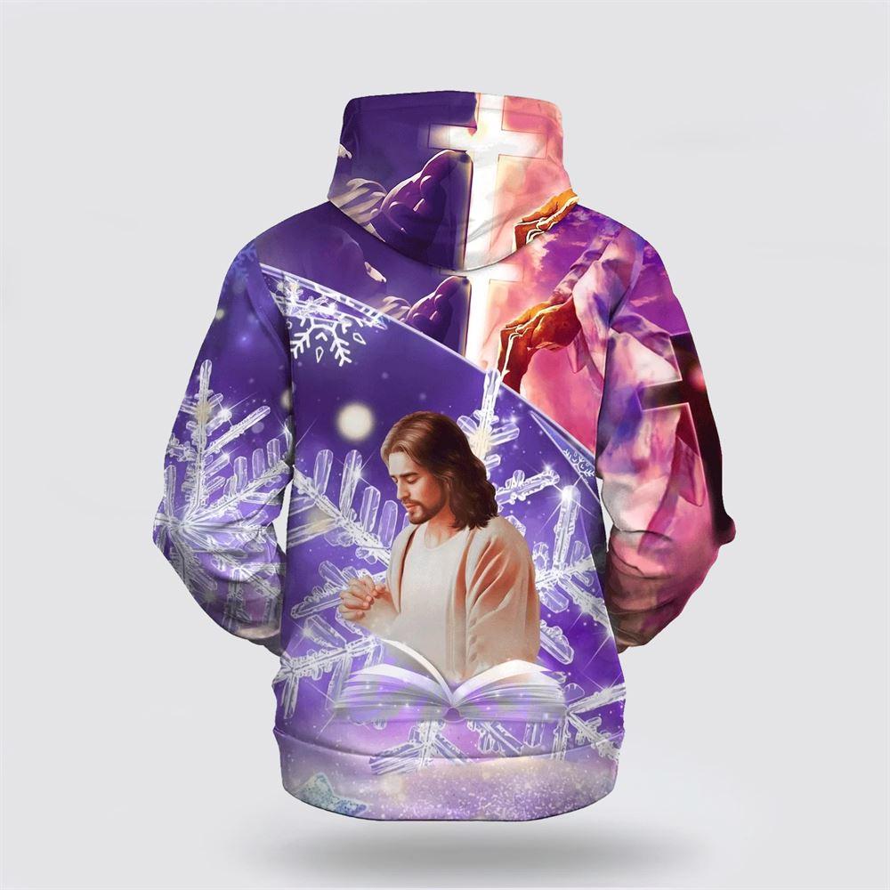 Jesus Pray Jesus All Over Print 3D Hoodie – Gifts For Christian Families Jesus Pray Jesus All Over Print 3D Hoodie – Gifts For Christian Families