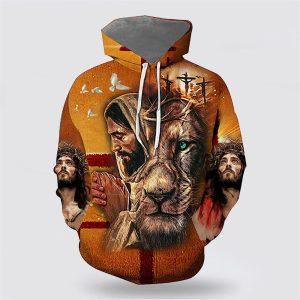Jesus Pray Lion Crucifixion Of Jesus All…