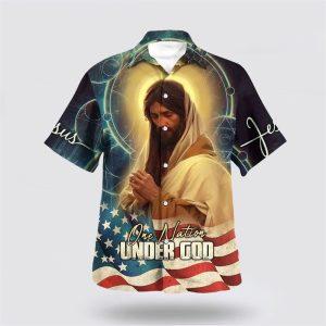 Jesus Pray One Nation Under God Hawaiian…