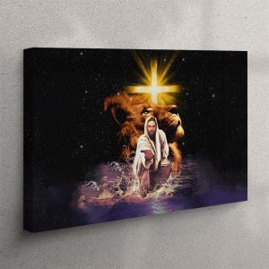 Jesus Reaching Out His Hand Canvas Wall Art Jesus Lion Of Judah Pictures Christian Wall Art Canvas y8ilp8.jpg
