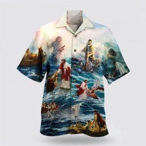 Jesus Saved My Life Christian Hawaiian Shirts…
