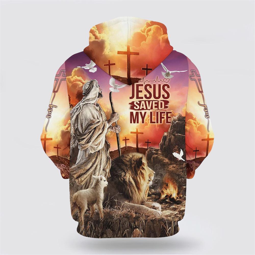 Jesus Saved My Life Hoodie The Lamb And Lion All Over Print 3D Hoodie – Gifts For Christians Jesus Saved My Life Hoodie The Lamb And Lion All Over Print 3D Hoodie – Gifts For Christians