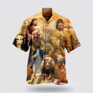 Jesus Saves Animals And Loves Animals Hawaiian…