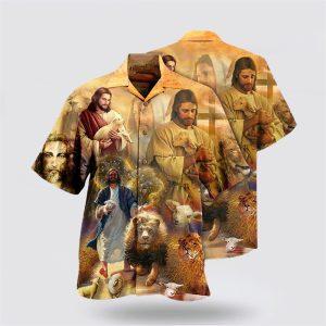 Jesus Saves Animals And Loves Animals Hawaiian Shirt Gifts For Jesus Lovers 2 gpqahd.jpg