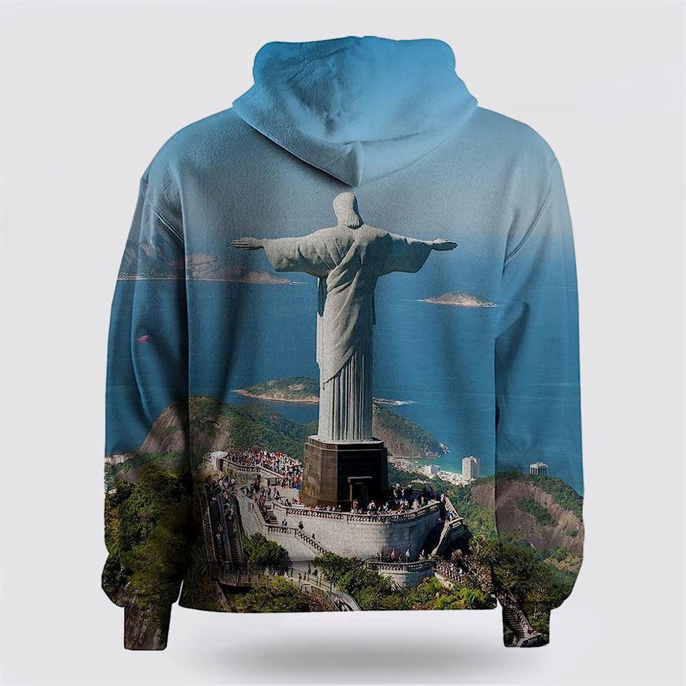 Jesus Statue All Over Print 3D Hoodie For Women Men – Gifts For Christians Jesus Statue All Over Print 3D Hoodie For Women Men – Gifts For Christians