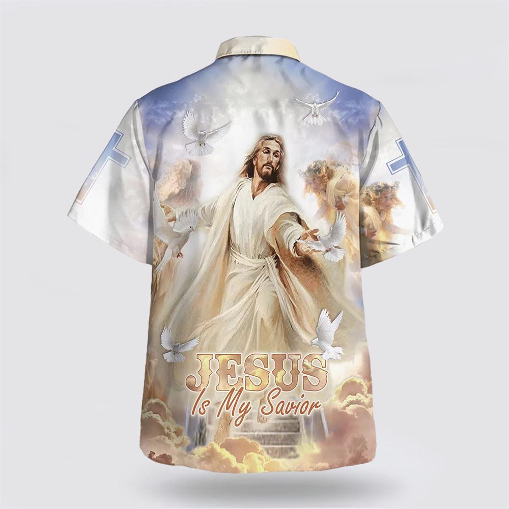 Jesus Stretched Out His Hand Jesus Is My Savior Hawaiian Shirts – Gifts For Jesus Lovers Jesus Stretched Out His Hand Jesus Is My Savior Hawaiian Shirts – Gifts For Jesus Lovers