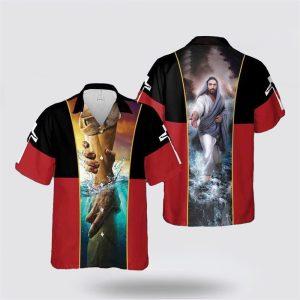 Jesus Take My Hand Christian Hawaiian Shirts…
