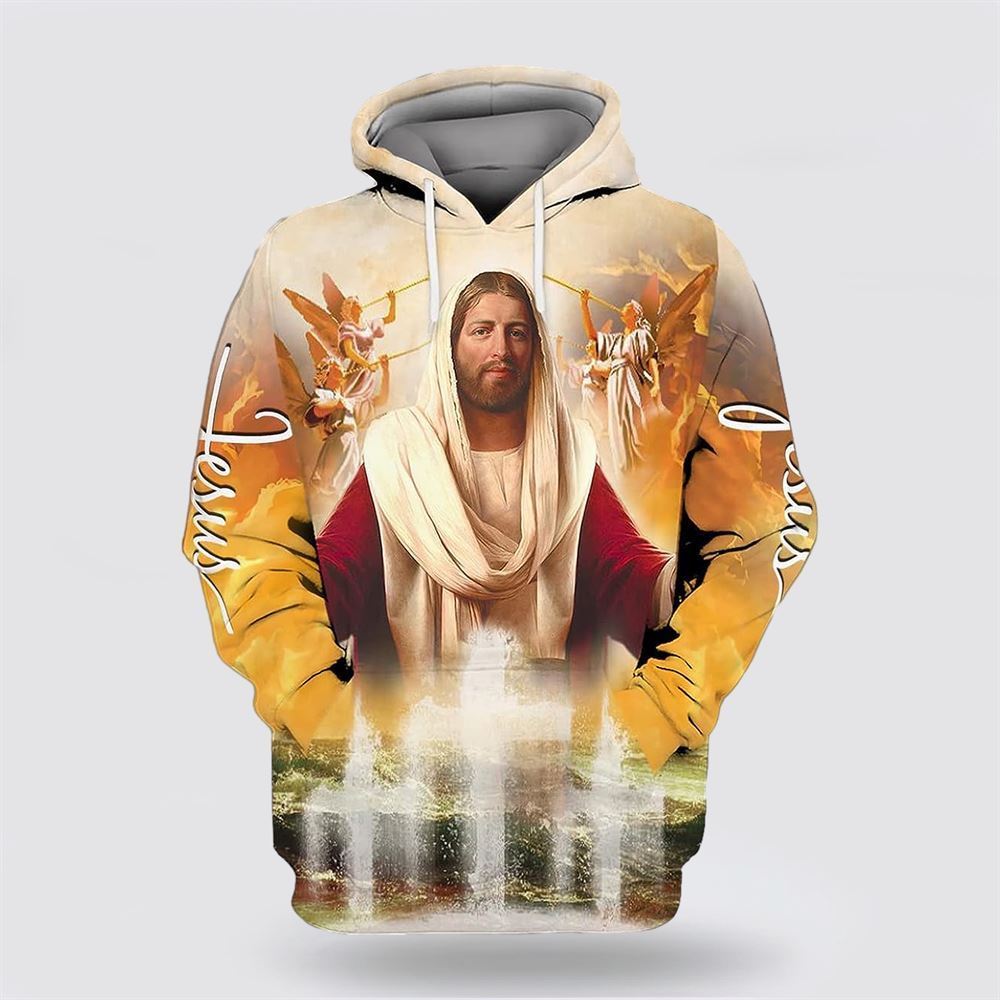 Jesus The Cross All Over Print Hoodie Shirt – Gifts For Christian Families Jesus The Cross All Over Print Hoodie Shirt – Gifts For Christian Families