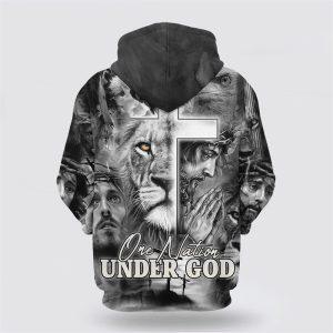 Jesus The Cross Lion Of Judah All Over Print 3D Hoodie Gifts For Christians 2 ghpptb.jpg