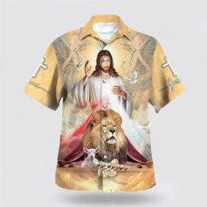 Jesus The Lion And The Lamb Hawaiian…