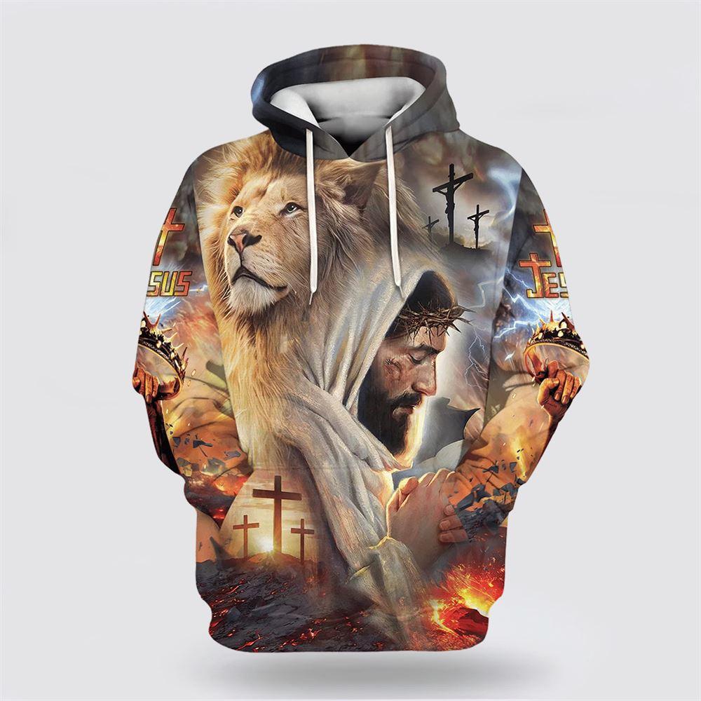 Jesus The Lion Of Judah All Over Print 3D Hoodies – Gifts For Christians Jesus The Lion Of Judah All Over Print 3D Hoodies – Gifts For Christians