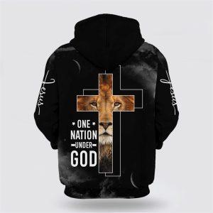 Jesus The Lion Of Judah One Nation Under God Hoodies Jesus All Over Print 3D Hoodie Gifts For Christians 2 agqac2.jpg